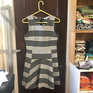 B&W Striped Madewell Dress